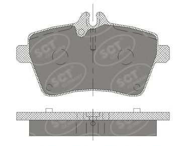 Тормозные колодки SCT SP 409 PR