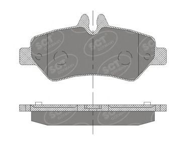 Тормозные колодки SCT SP 413 PR