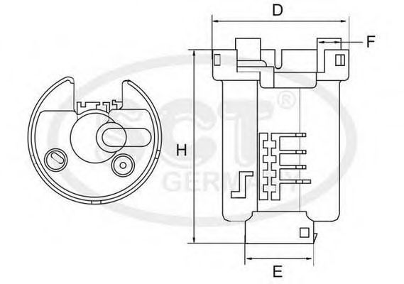 Топливный фильтр SCT ST 6504
