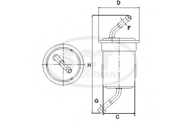Топливный фильтр SCT ST 6113