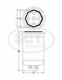Топливный фильтр SCT ST 6124