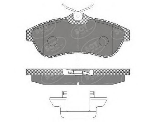 Тормозные колодки SCT SP 424 PR