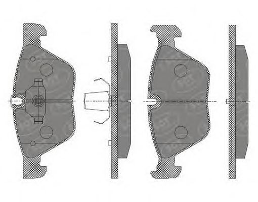 Тормозные колодки SCT SP 427 PR
