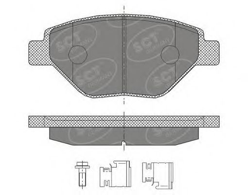Тормозные колодки SCT SP 428 PR