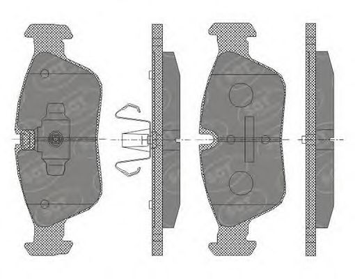 Тормозные колодки SCT SP 433 PR