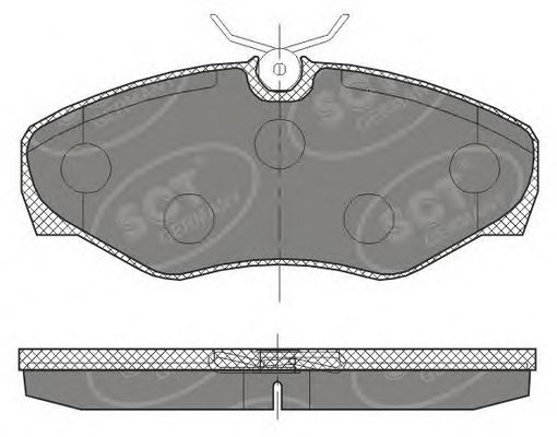 Тормозные колодки SCT SP 451 PR