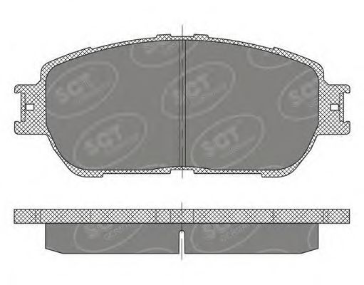Тормозные колодки SCT SP 474 PR