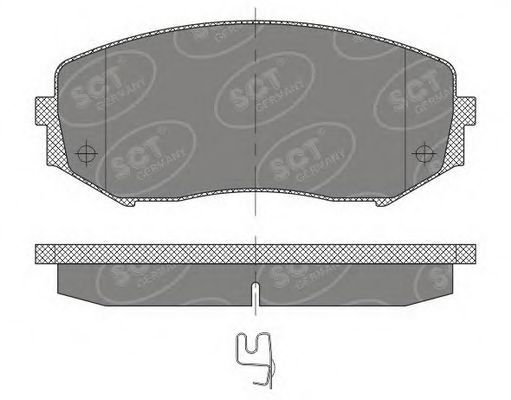 Тормозные колодки SCT SP 482 PR