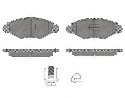 Тормозные колодки SCT SP 489 PR