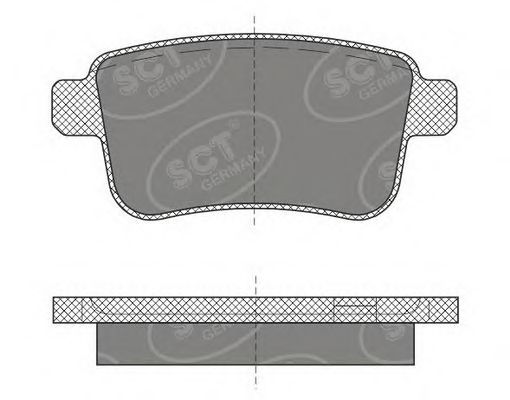 Тормозные колодки SCT SP 491 PR