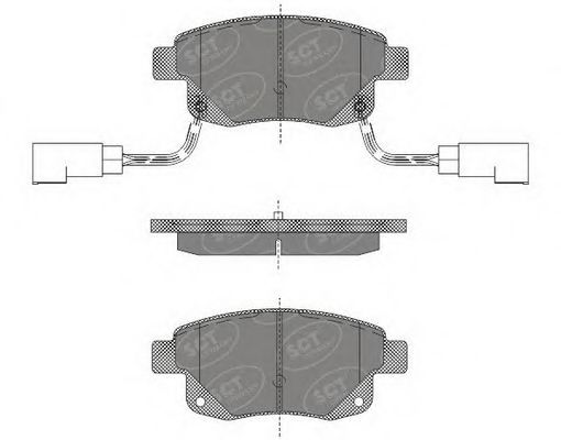 Тормозные колодки SCT SP 492 PR