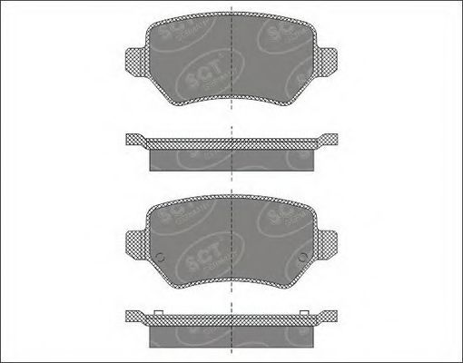 Тормозные колодки SCT SP 494 PR