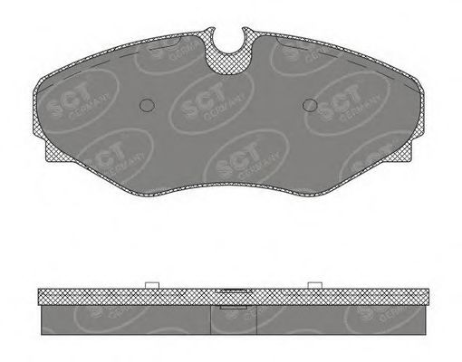 Тормозные колодки SCT SP 495 PR