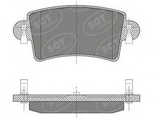 Тормозные колодки SCT SP 496 PR