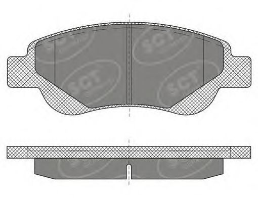 Тормозные колодки SCT SP 609 PR