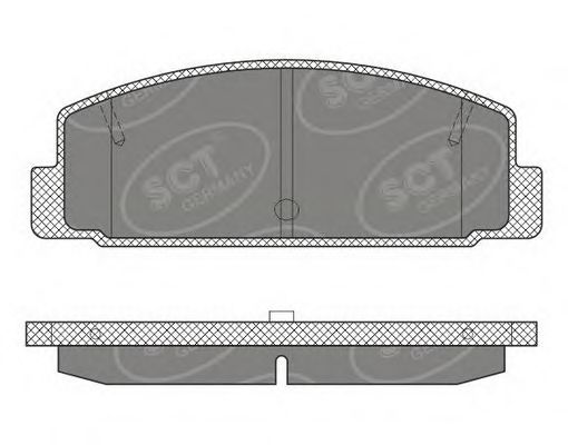 Тормозные колодки SCT SP 611 PR