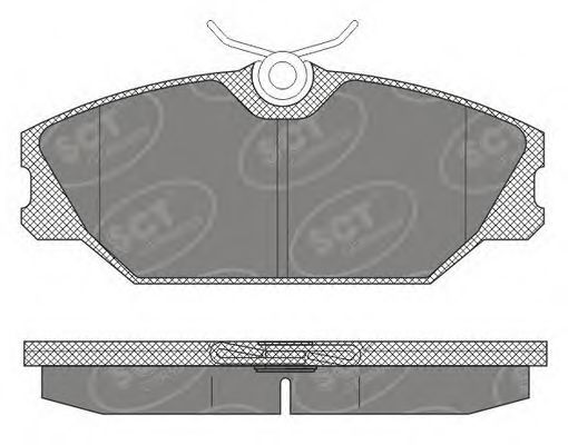 Тормозные колодки SCT SP 613 PR