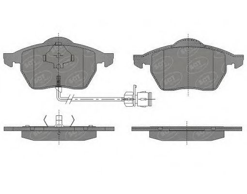 Тормозные колодки SCT SP 631 PR