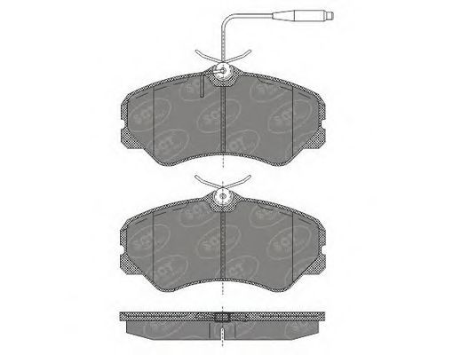 Тормозные колодки SCT SP 633 PR