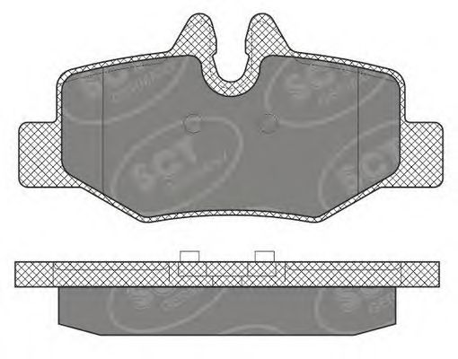 Тормозные колодки SCT SP 642 PR