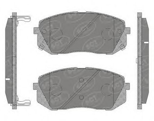 Тормозные колодки SCT SP 650 PR