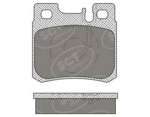Тормозные колодки SCT SP 660 PR
