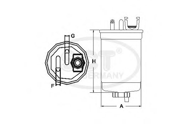 Топливный фильтр SCT ST 6134