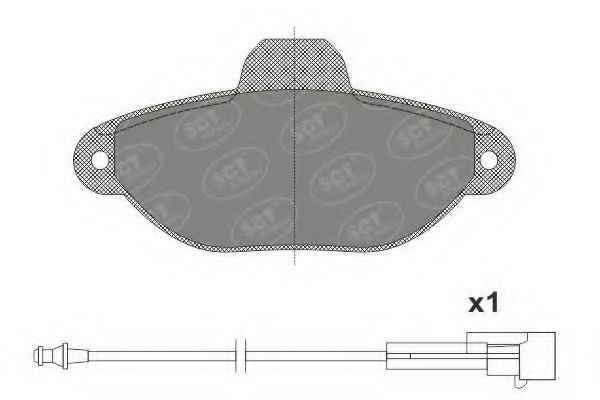 Тормозные колодки SCT SP 662 PR