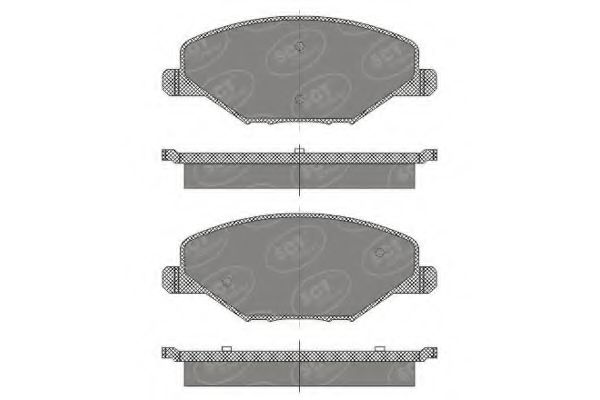 Тормозные колодки SCT SP 668 PR