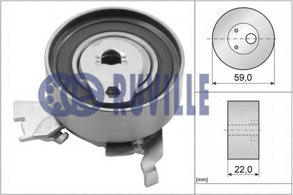 Натяжной ролик ремня ГРМ RUVILLE 55315