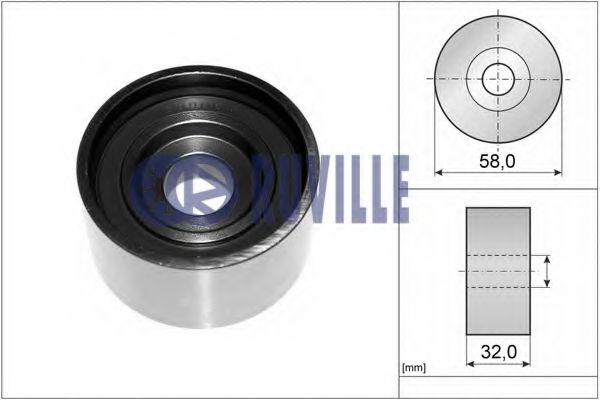 Натяжной ролик ремня ГРМ RUVILLE 58408