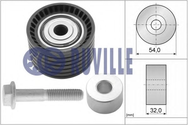 Обводной ролик ремня ГРМ RUVILLE 55633