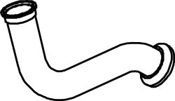 Приемная труба глушителя DINEX 22197