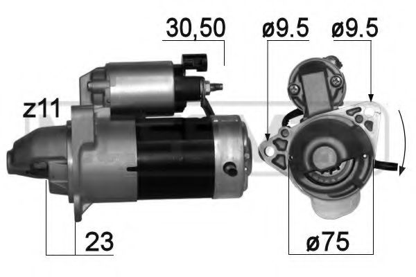 Стартер GM 95 520 356