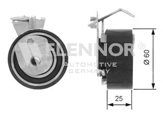 Натяжной ролик ремня ГРМ FLENNOR FS02142