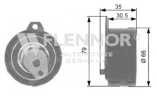 Натяжной ролик ремня ГРМ FLENNOR FS05440