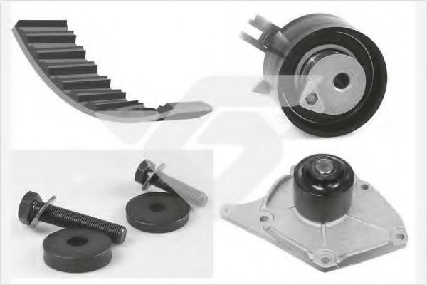 Комплект ГРМ с помпой HUTCHINSON KH 101WP45