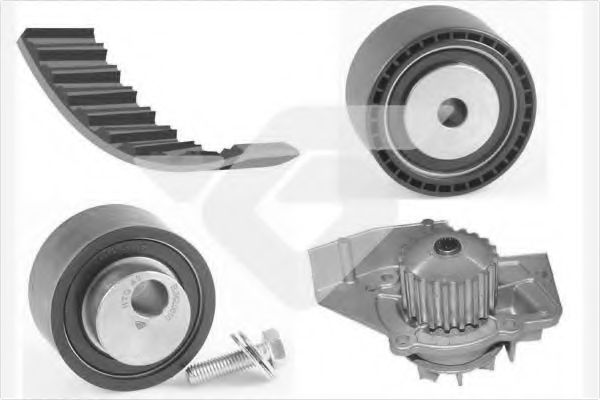 Комплект ГРМ с помпой HUTCHINSON KH 189WP31