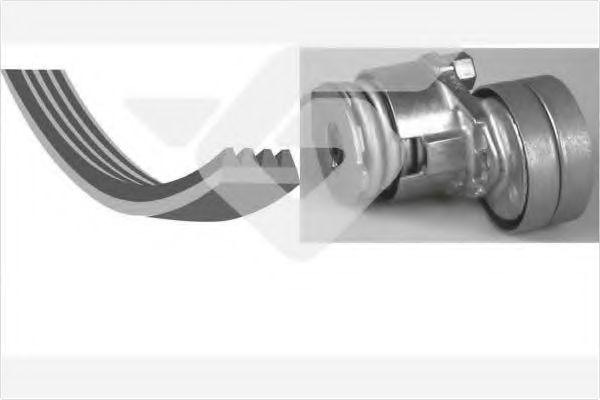 Комплект ролика ремня генератора HUTCHINSON KHV 159