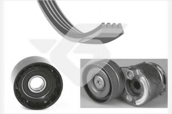 Комплект ролика ремня генератора HUTCHINSON KHV 162