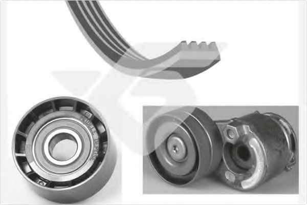 Комплект ролика ремня генератора HUTCHINSON KHV 179