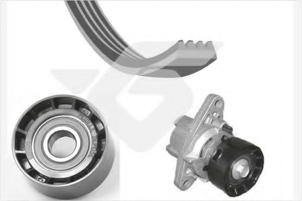 Комплект ролика ремня генератора HUTCHINSON KHV 52