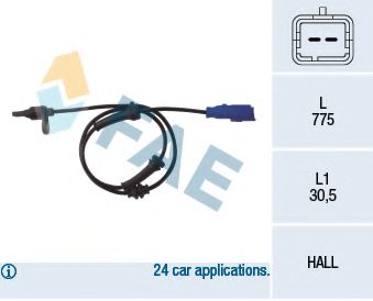 Датчик АБС FAE 78013