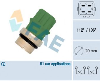 Датчик температуры охлаждающей жидкости FAE 35590