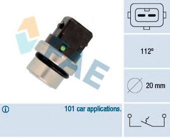 Датчик температуры охлаждающей жидкости FAE 35640
