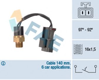 Датчик включения вентилятора FAE 37750