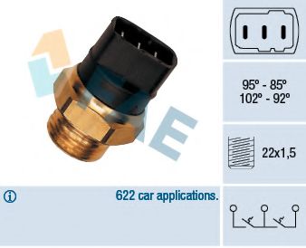 Датчик включения вентилятора FAE 37820