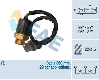 Датчик включения вентилятора FAE 37870
