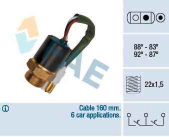Датчик включения вентилятора FAE 37890