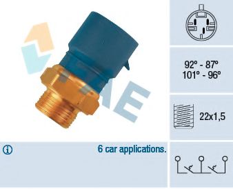 Датчик включения вентилятора FAE 38240